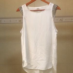 Shiny Shoulder Blouse